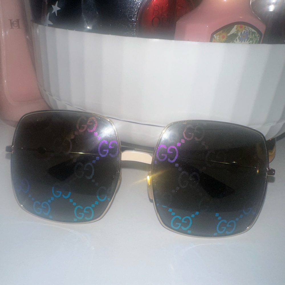 Gucci Rainbow Aviator Sunglasses